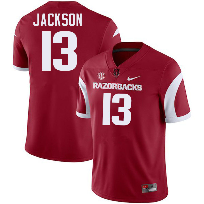 #13 Trever Jackson Arkansas Jersey,Arkansas Razorbacks College Football Jerseys Stitched-Retro Cardi  #13 Trever Jackson Arkansas Jersey,Arkansas Razorbacks College Football Jerseys Stitched-Retro Cardi
